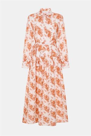 Blanc Turuncu Elbise