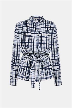 Elara Lacivert Gömlek