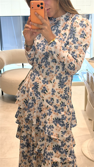 Fleura Mavi Elbise