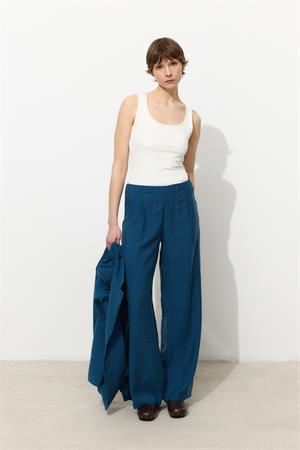 İndigo Tencel Pantolon