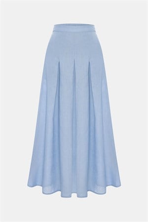 Marvy Baby Blue %100 Keten Etek