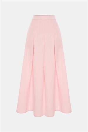 Marvy Pink %100 Keten Etek