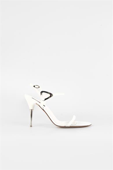 Sergio Rossi Beyaz Renk 40 Beden Kadın Topuklu Ayakkabı