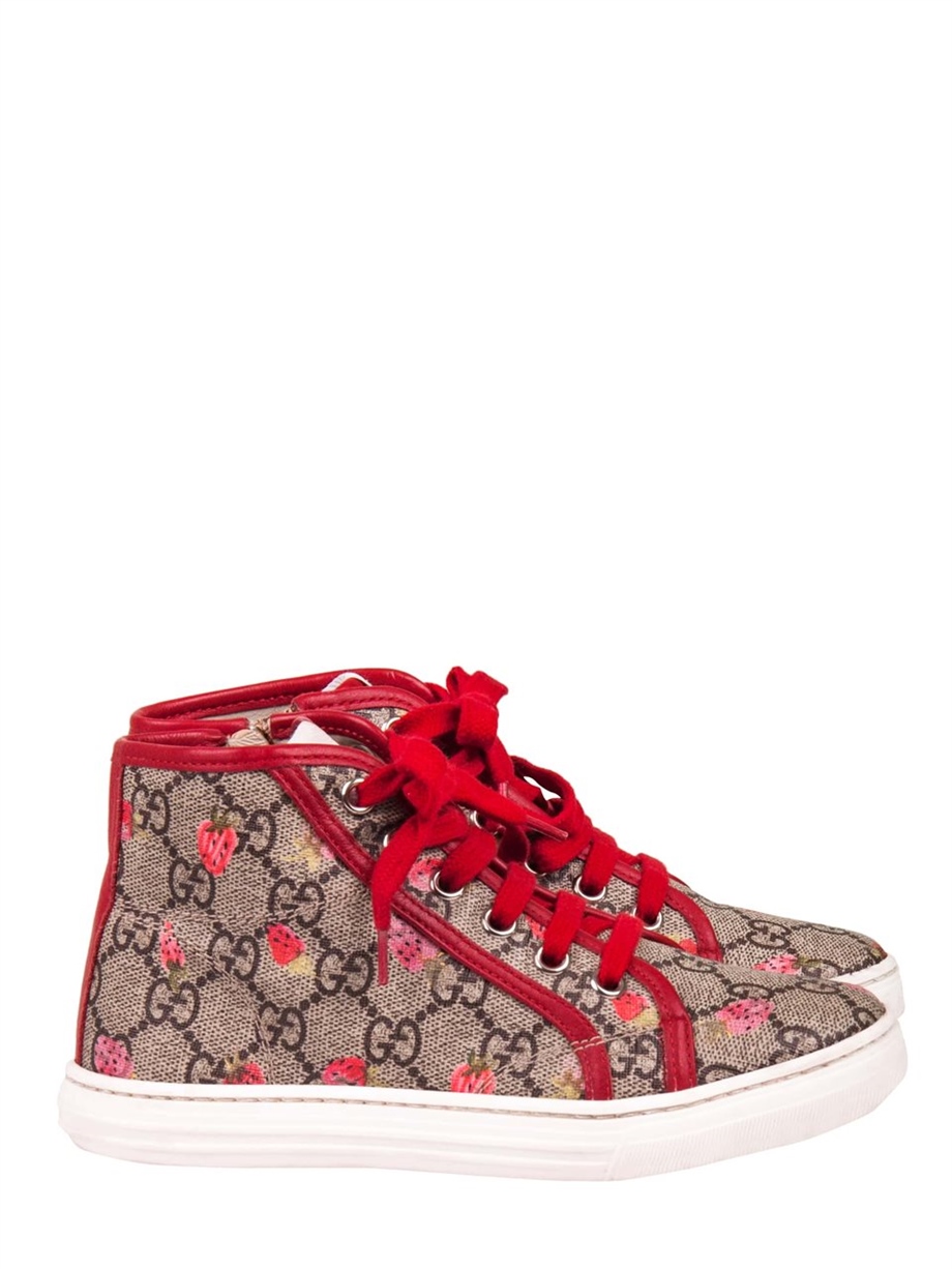 California GG Supreme High Top Sneaker K rm z Renk 30 Beden