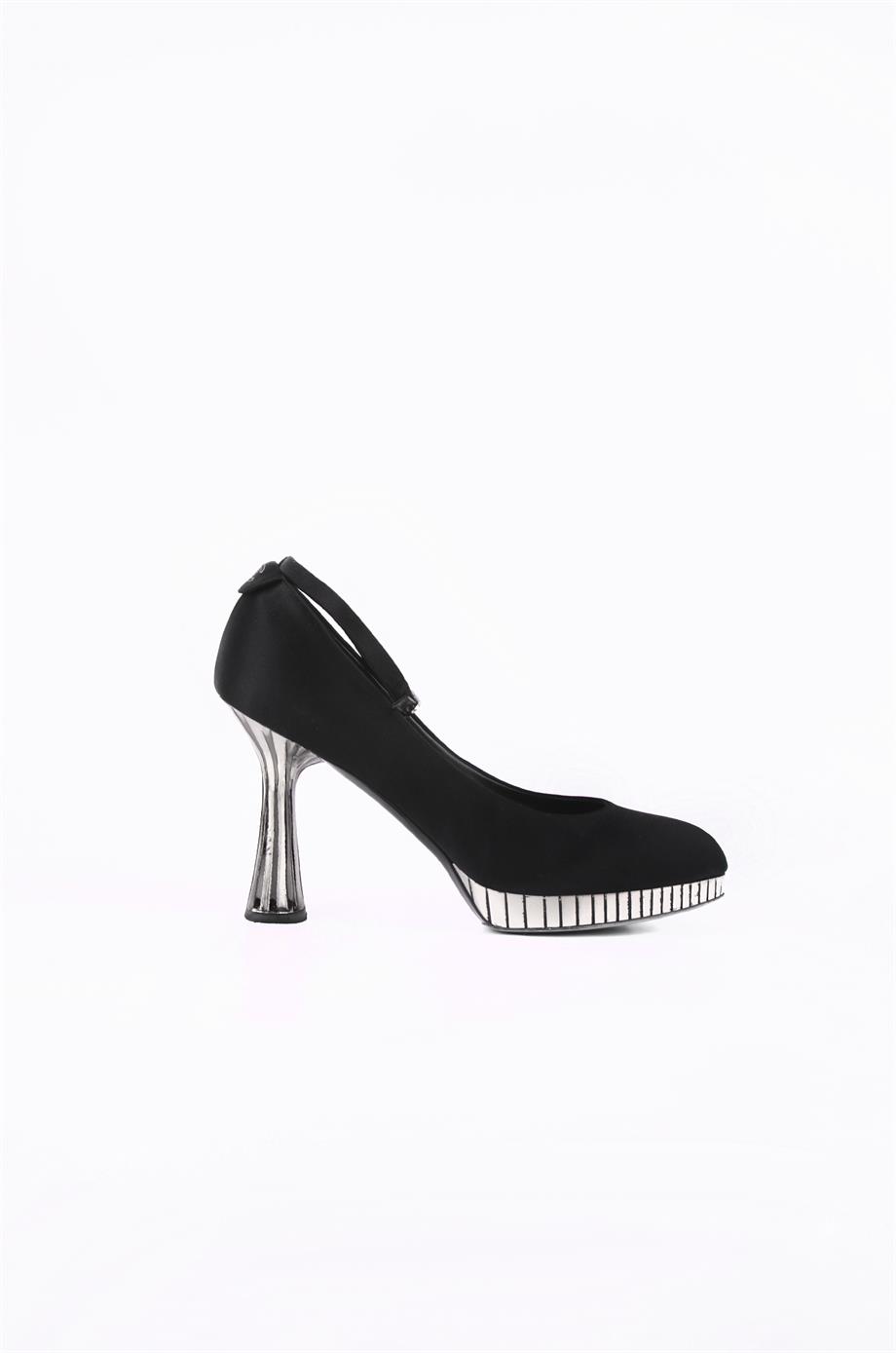 Chanel Siyah Renk 41 Beden Kadın Topuklu Ayakkabı