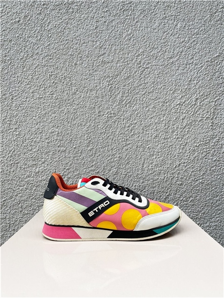 Geometrik Desenli Çok Renkli Spor Ayakkabı Desenli Renk 37 Beden