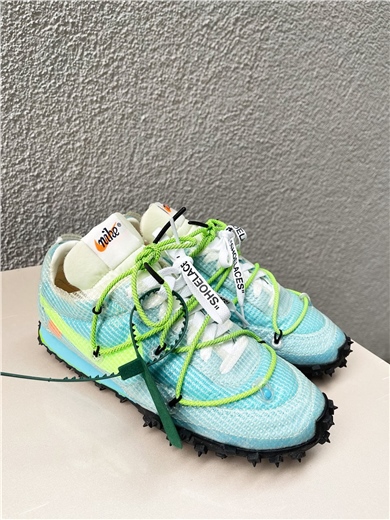 Nike x Off White Waffle Racer Teknik Kumaş Spor Ayakkabı