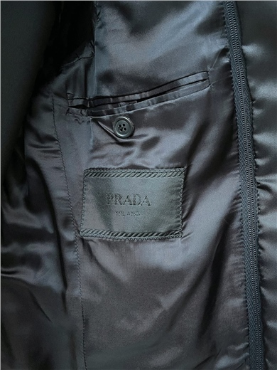 Prada Erkek Nylon Zipper Ceket