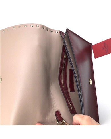 Rockstud Deri Clutch