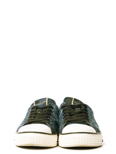 Valentino Mavi Low Top Patch Sneaker