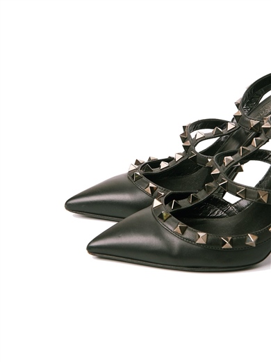 Valentino Rockstud Zımbalı Topuklu Ayakkabı