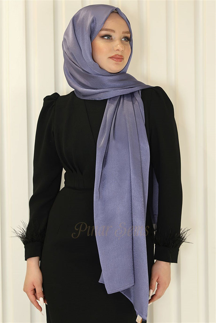 Pınar Şems Abiyem Şal Sisli Mor