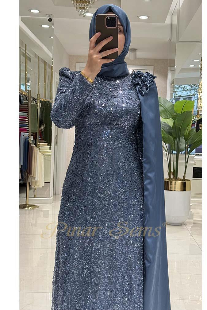 Pınar Şems Berrin Abiye İndigo