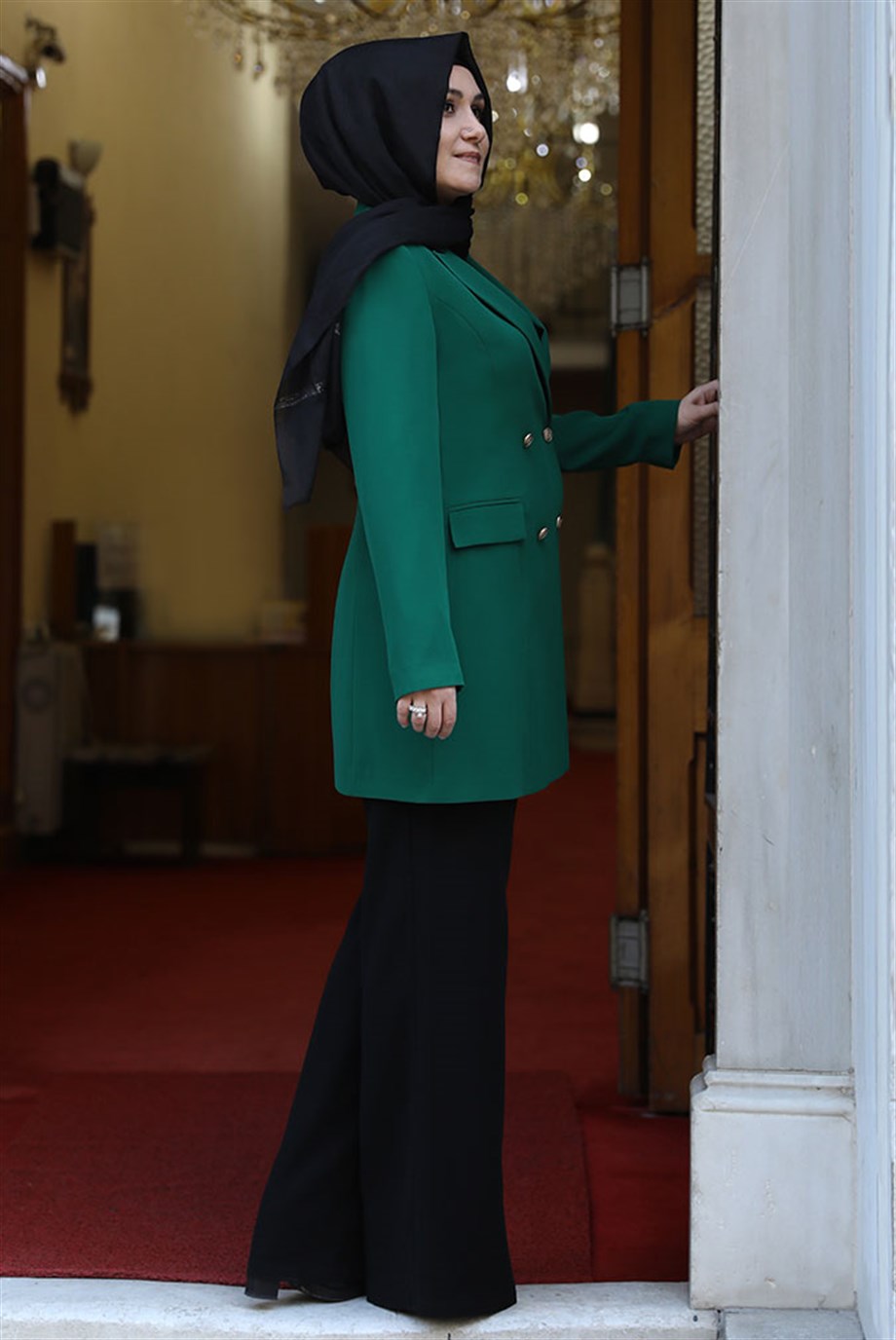 Pınar Şems Blazer Ceket Yeşil