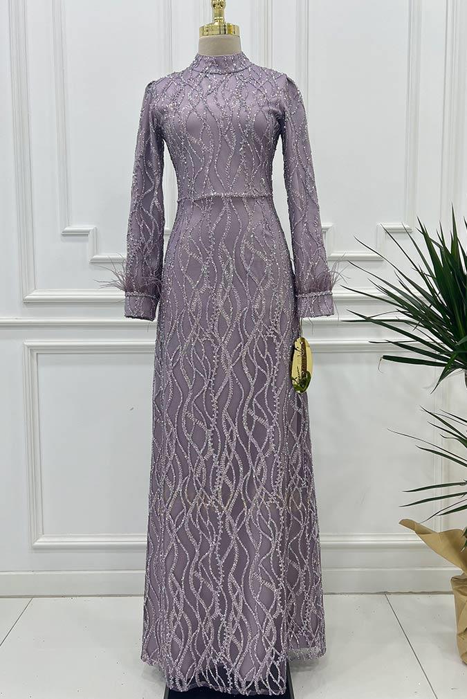 Pınar Şems Çisil Abiye Lila