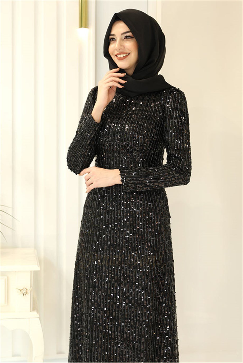 Pınar Şems Havin Abiye Siyah