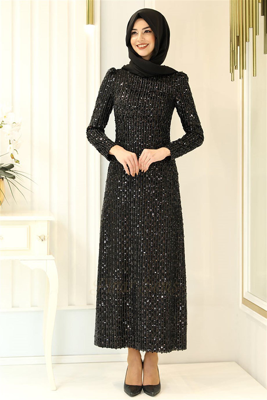 Pınar Şems Havin Abiye Siyah