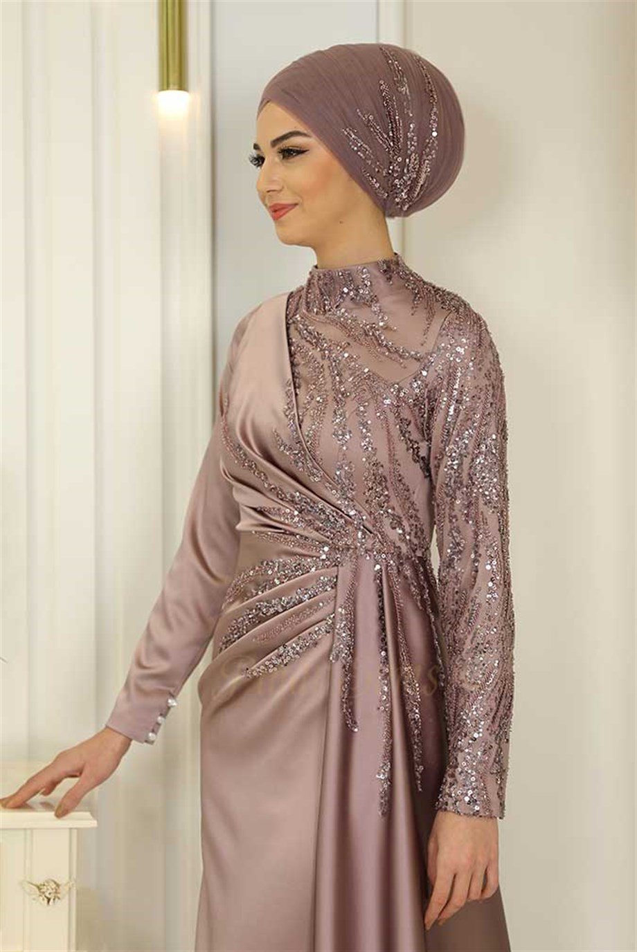 Pınar Şems Kristal Başlık Lila