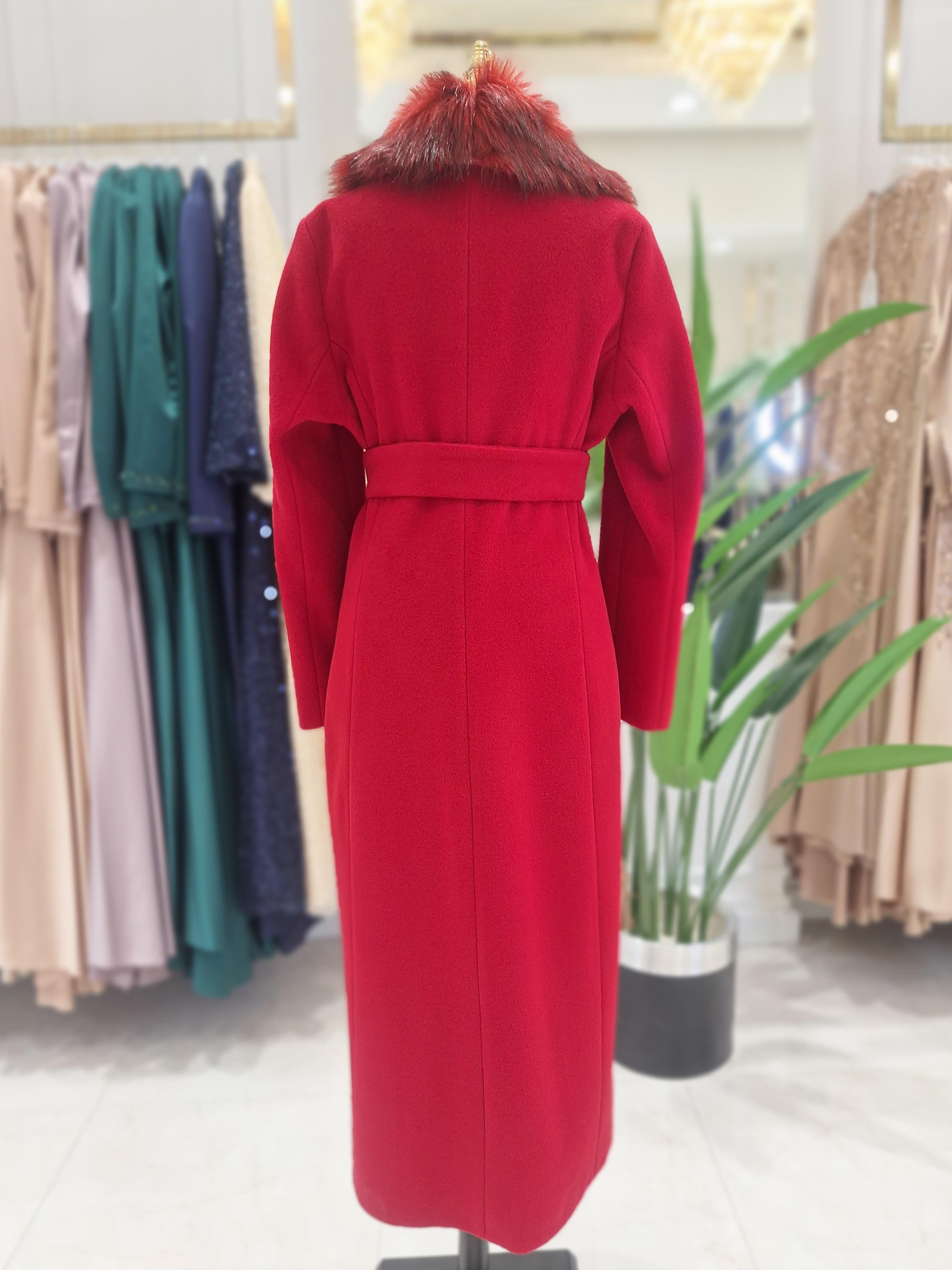 Pınar Şems Laren Kaban Kırmızı