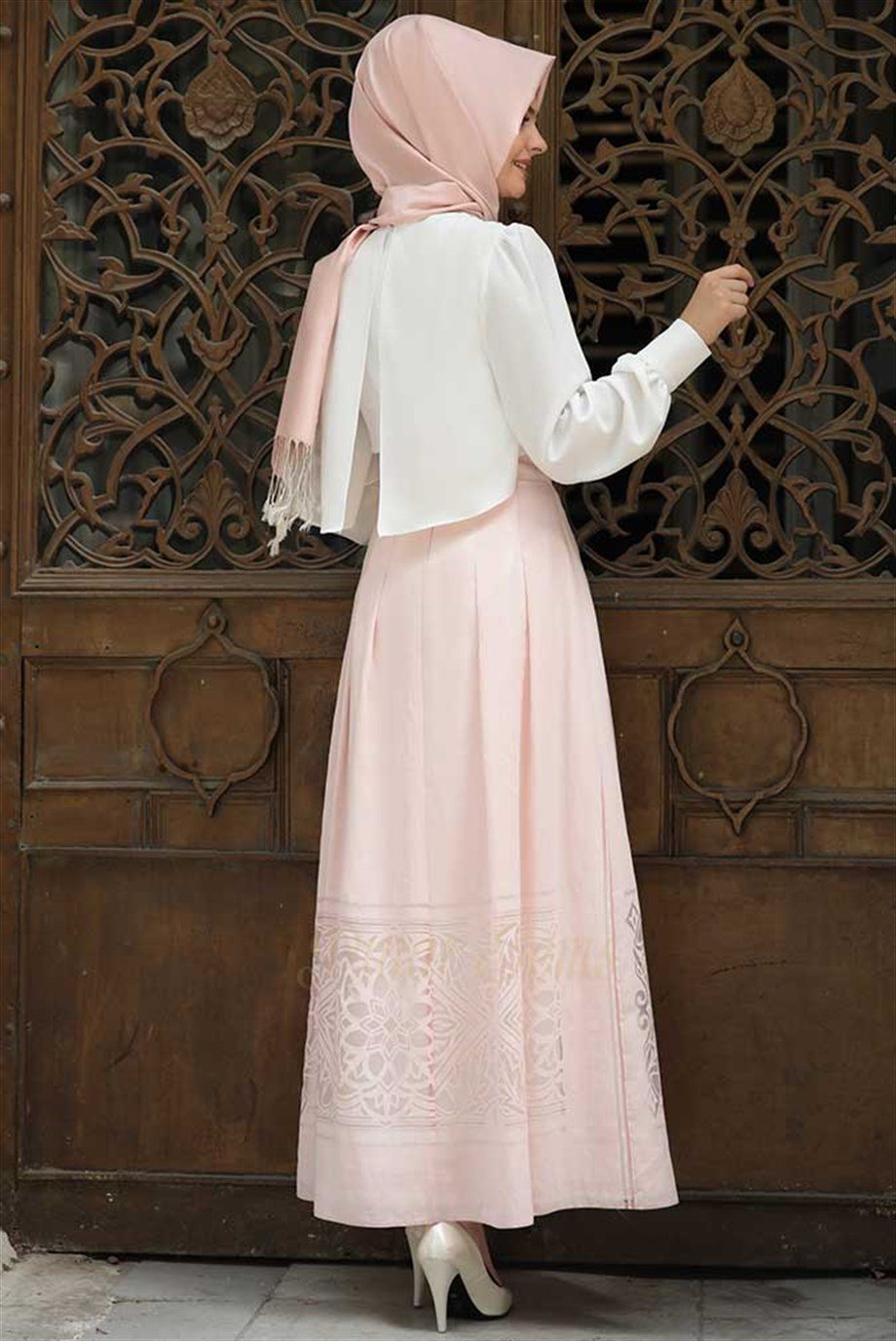 Pınar Şems Pelerinli Gömlek Ekru