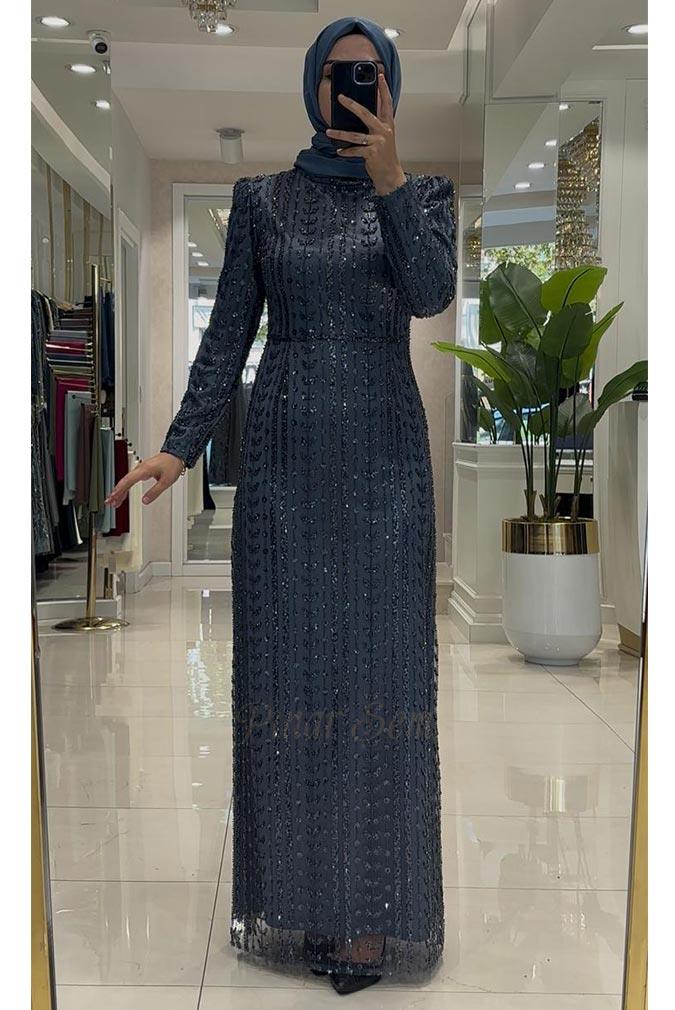 Pınar Şems Sevil Abiye İndigo