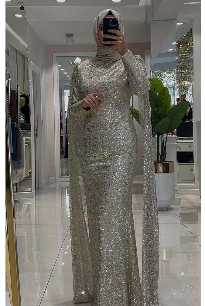 Pınar Şems Sürpriz Abiye Gold