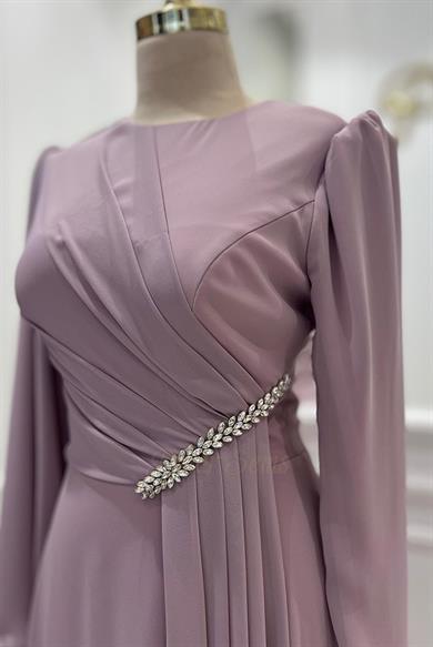 FİDAN ELBİSE 9170 Pudra