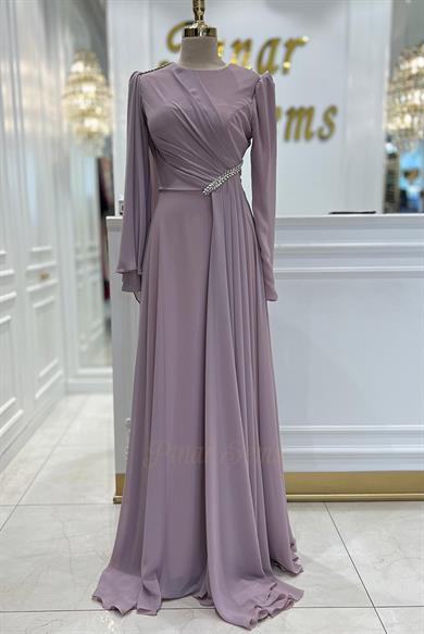 FİDAN ELBİSE 9170 Pudra
