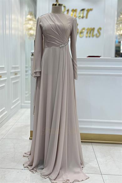 FİDAN ELBİSE 9170 Taş