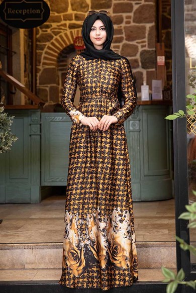 Pınar Şems Aksa Elbise Sarı