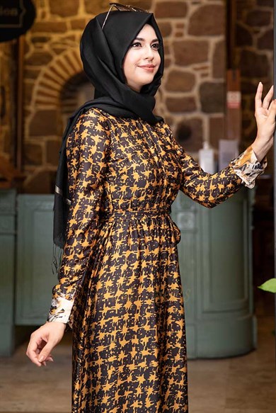 Pınar Şems Aksa Elbise Sarı