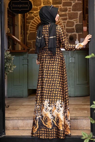 Pınar Şems Aksa Elbise Sarı