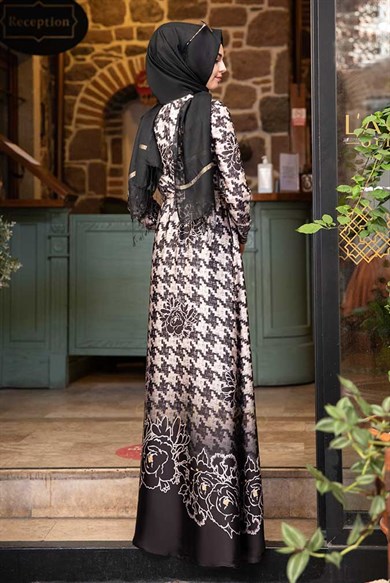 Pınar Şems Aksa Elbise Siyah