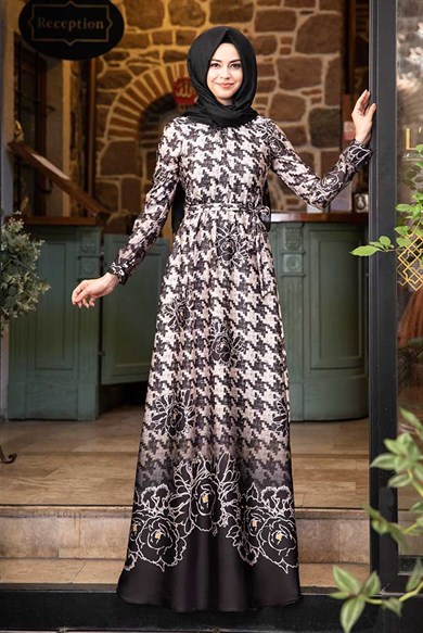 Pınar Şems Aksa Elbise Siyah