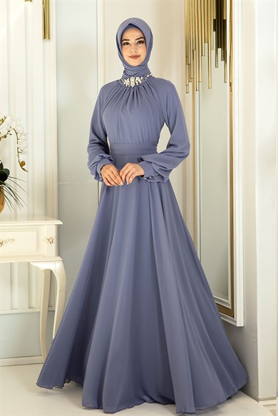 Pınar Şems Asil Abiye İndigo