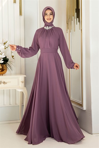 Pınar Şems Asil Abiye Lila