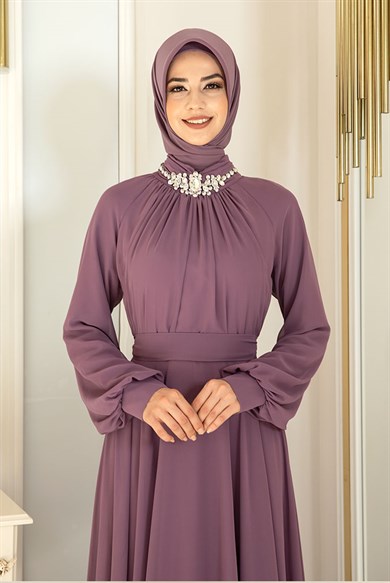 Pınar Şems Asil Abiye Lila