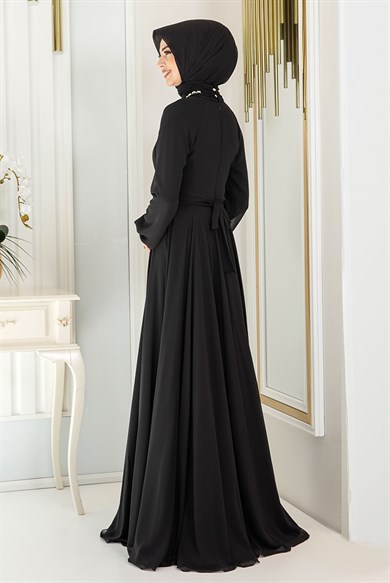 Pınar Şems Asil Abiye Siyah