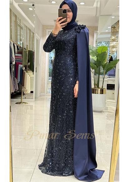 Pınar Şems Berrin Abiye Lacivert