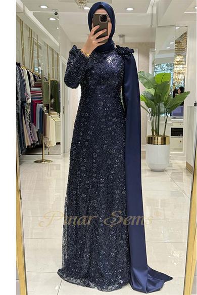 Pınar Şems Berrin Abiye Lacivert