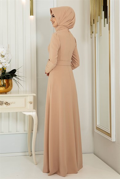 Pınar Şems Ceyda Elbise Camel