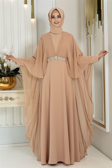 Pınar Şems Ceyda Elbise Camel