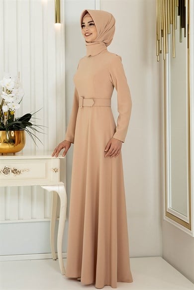 Pınar Şems Ceyda Elbise Camel