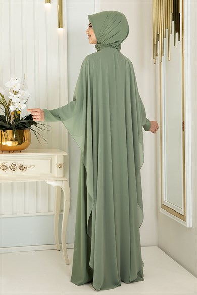 Pınar Şems Ceyda Elbise Yeşil