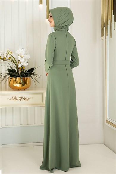 Pınar Şems Ceyda Elbise Yeşil