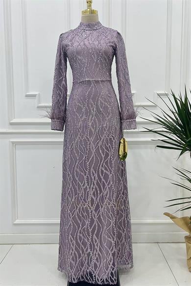 Pınar Şems Çisil Abiye Lila