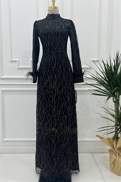 Pınar Şems Çisil Abiye Siyah