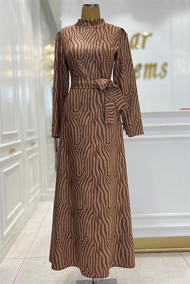 Pınar Şems Esra Elbise Kiremit