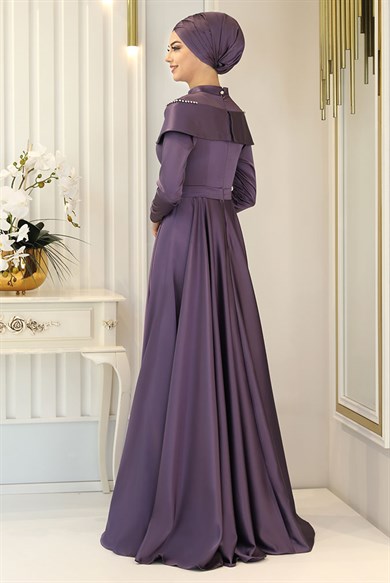 Pınar Şems Flover Abiye Lila