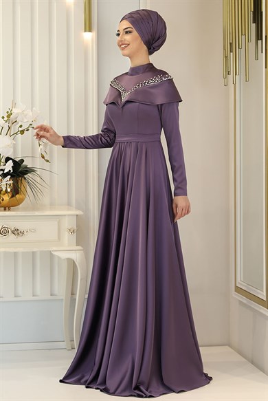 Pınar Şems Flover Abiye Lila